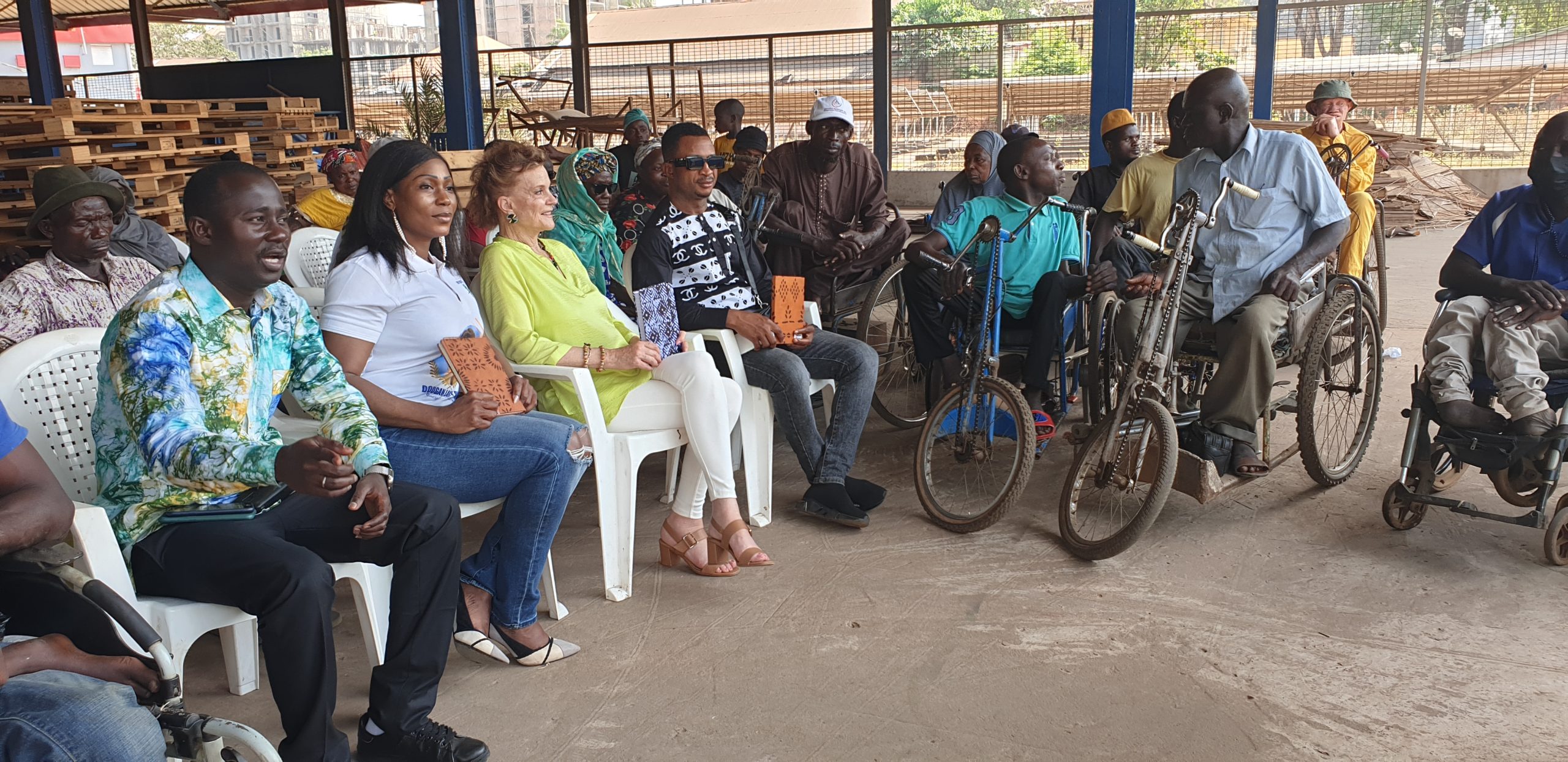 Conakry : Benie Foundation INC  vole au secours des handicapés de Kaloum